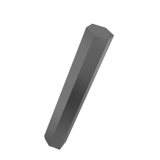 Titanium 7/8 inch Titanium Hex Bar (cut to size)
